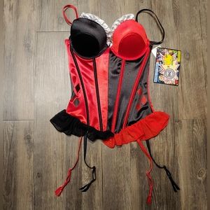 New - Harley Quinn Corset / Bustier - Size M ( 34B ?)
